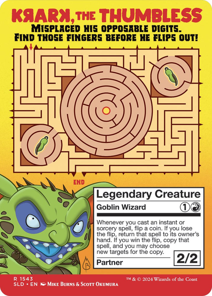 Krark, the Thumbless [Secret Lair Drop Series] Magic: The Gathering