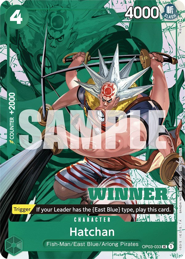 Hatchan (Winner Pack Vol. 6) [One Piece Promotion Cards] Bandai