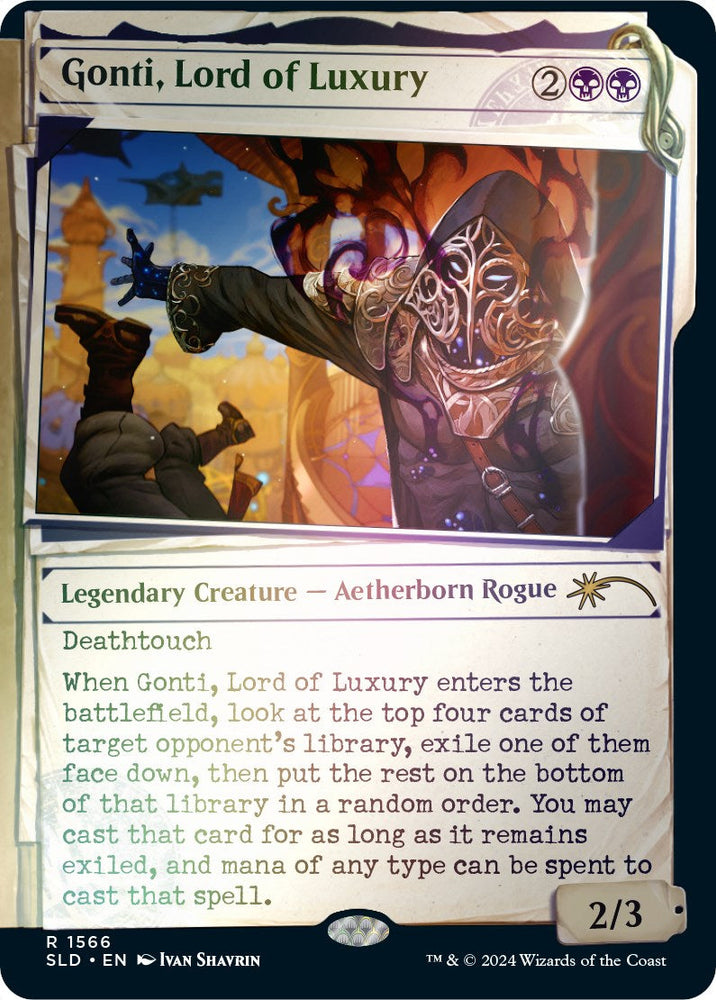 Gonti, Lord of Luxury (Rainbow Foil) [Secret Lair Drop Series] Magic: The Gathering