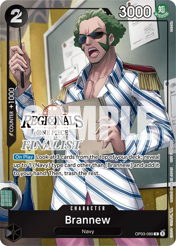 Brannew (Online Regional 2024) [Finalist] [One Piece Promotion Cards] Bandai