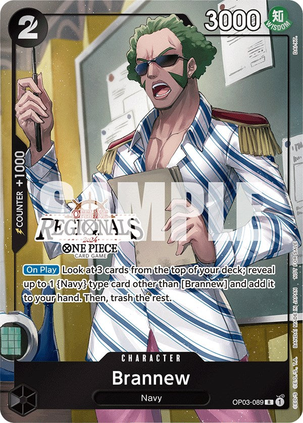 Brannew (Offline Regional 2024) [Participant] [One Piece Promotion Cards] Bandai