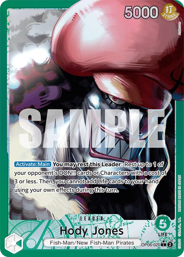 Hody Jones (Alternate Art) [Wings of the Captain] Bandai