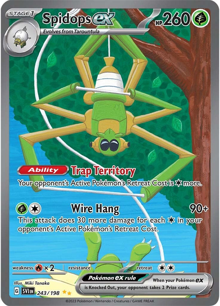 Spidops ex (243/198) [Scarlet & Violet: Base Set] Pokémon