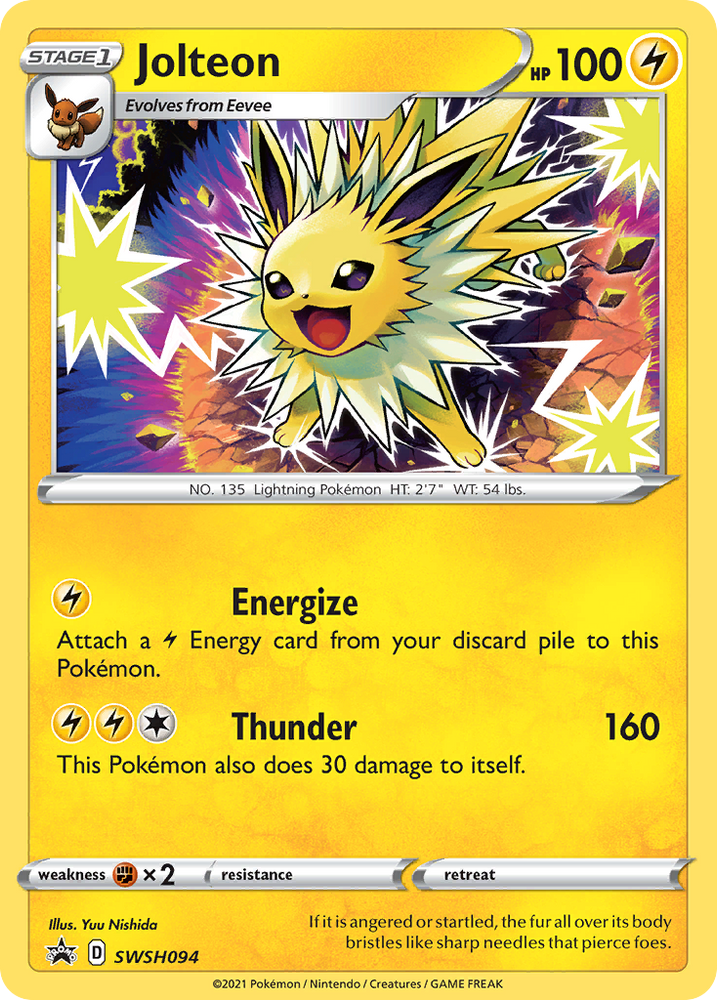 Jolteon (SWSH094) [Sword & Shield: Black Star Promos] Pokémon