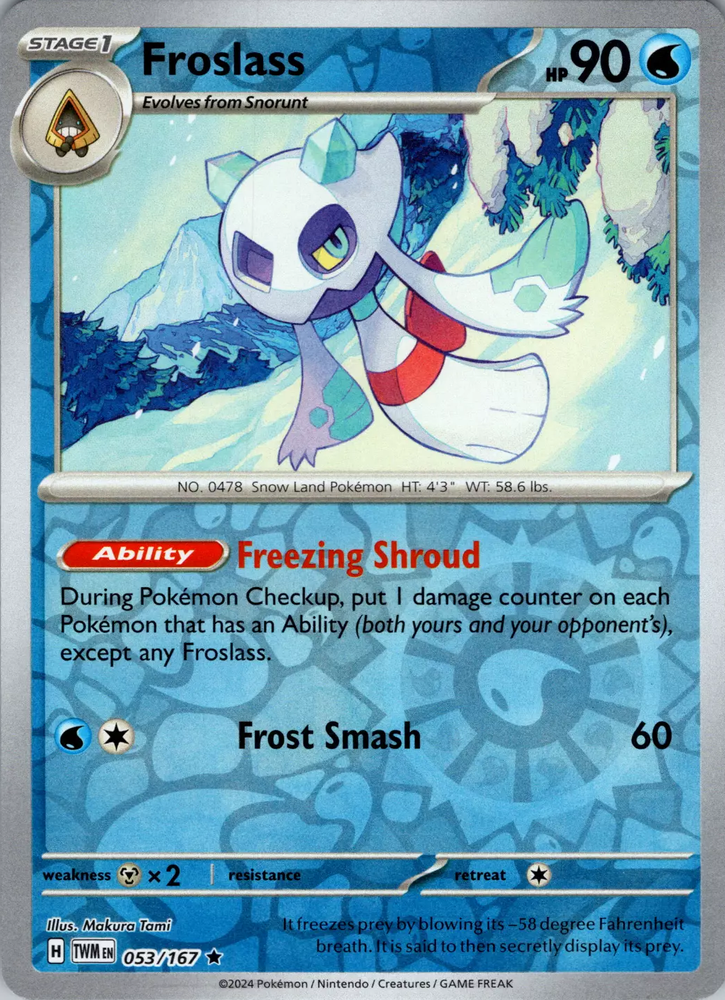 Froslass (053/167) [Scarlet & Violet: Twilight Masquerade] Pokémon