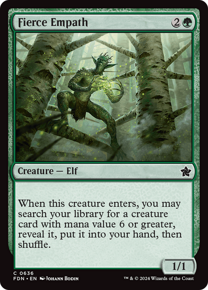 Fierce Empath [Foundations] Magic: The Gathering