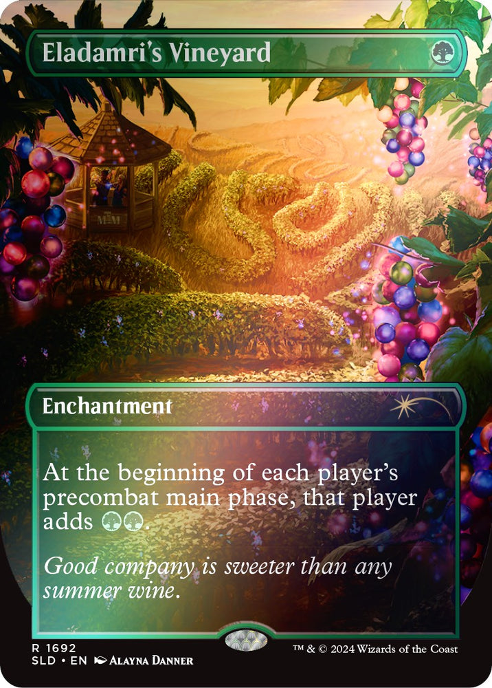 Eladamri's Vineyard (Rainbow Foil) [Secret Lair: Sheldon's Spellbook] Magic: The Gathering