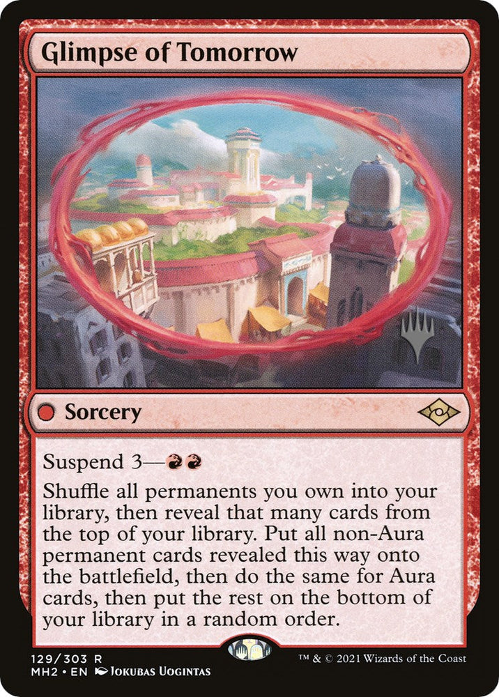 Glimpse of Tomorrow (Promo Pack) [Murders at Karlov Manor Promos] Magic: The Gathering