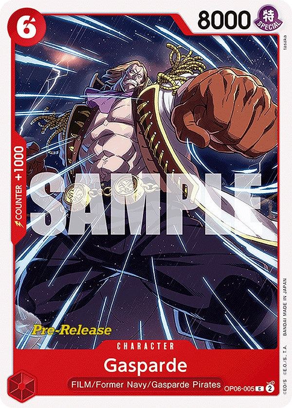 Gasparde [Wings of the Captain Pre-Release Cards] Bandai