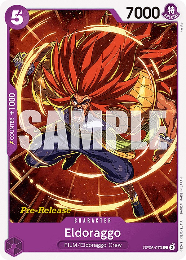 Eldoraggo [Wings of the Captain Pre-Release Cards] Bandai