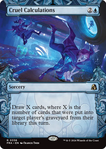 Cruel Calculations (Showcase) [Reality Fracture] Magic: The Gathering