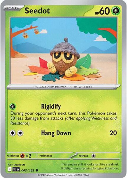 Seedot (003/162) [Scarlet & Violet: Temporal Forces] Pokémon