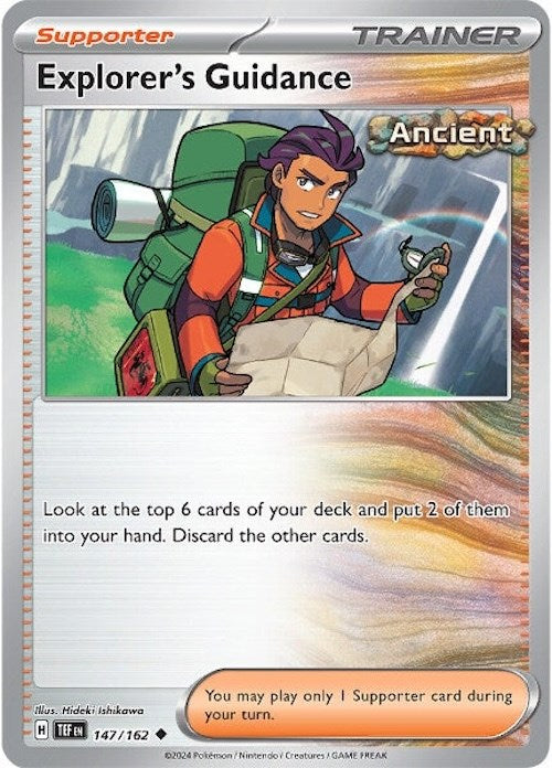 Explorer's Guidance (147/162) [Scarlet & Violet: Temporal Forces] Pokémon