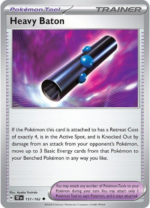 Heavy Baton (151/162) [Scarlet & Violet: Temporal Forces] Pokémon
