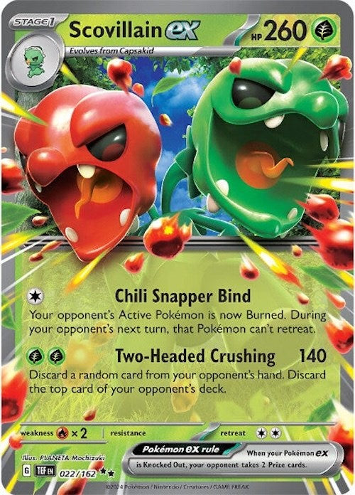 Scovillain ex (022/162) [Scarlet & Violet: Temporal Forces] Pokémon