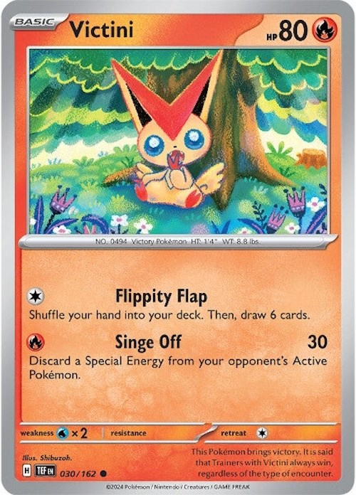 Victini (030/162) [Scarlet & Violet: Temporal Forces] Pokémon