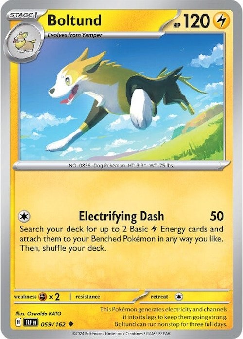 Boltund (059/162) [Scarlet & Violet: Temporal Forces] Pokémon