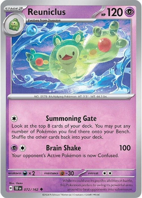 Reuniclus (072/162) [Scarlet & Violet: Temporal Forces] Pokémon