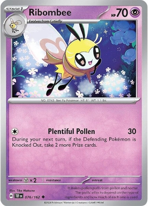 Ribombee (076/162) [Scarlet & Violet: Temporal Forces] Pokémon