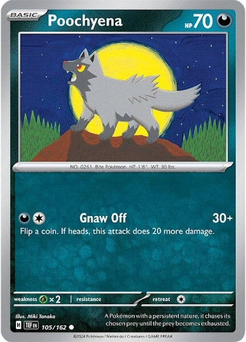 Poochyena (105/162) [Scarlet & Violet: Temporal Forces] Pokémon