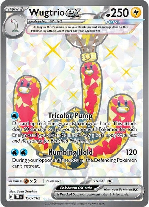 Wugtrio ex (190/162) [Scarlet & Violet: Temporal Forces] Pokémon