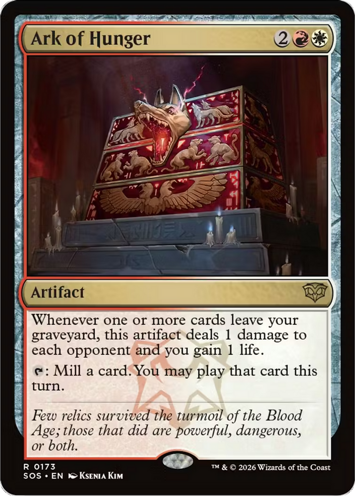 Ark of Hunger [Secrets of Strixhaven] Magic: The Gathering