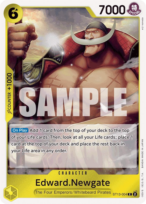 Edward.Newgate [Ultra Deck: The Three Brothers] Bandai