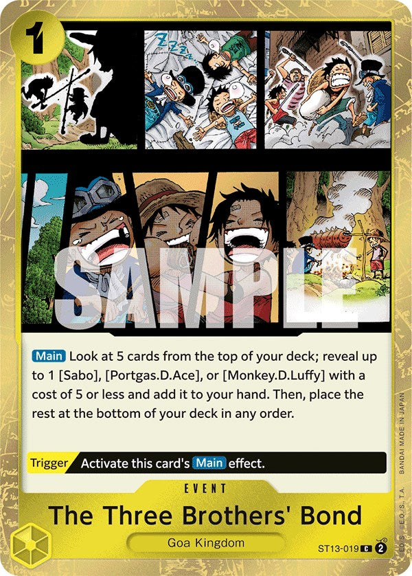 The Three Brothers' Bond [Ultra Deck: The Three Brothers] Bandai
