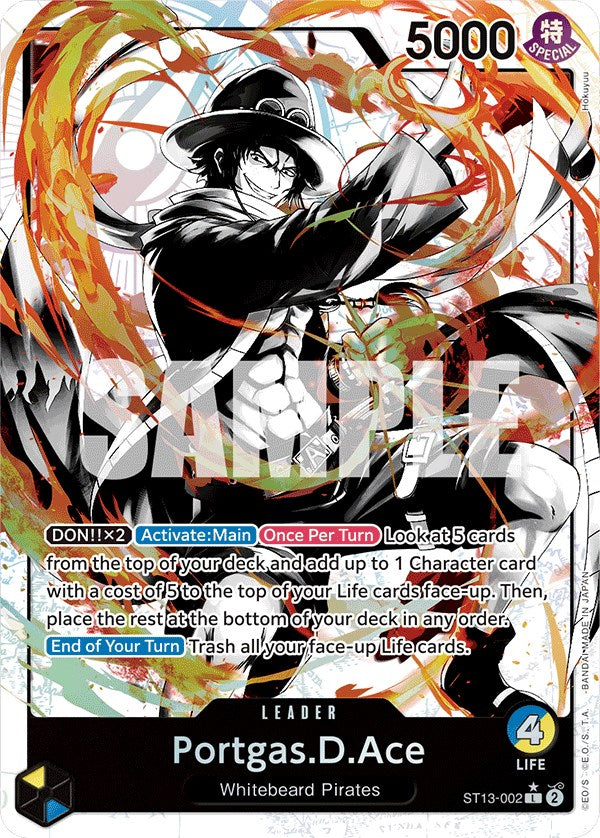Portgas.D.Ace (Parallel) [Ultra Deck: The Three Brothers] Bandai