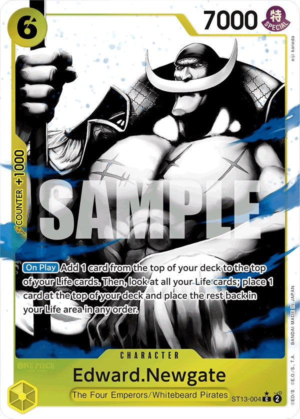 Edward.Newgate (Parallel) [Ultra Deck: The Three Brothers] Bandai
