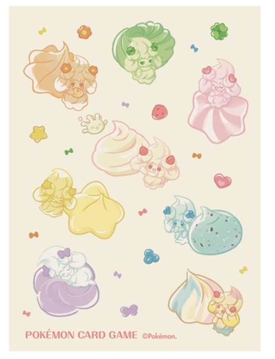 Card Sleeves - Alcremie a la mode (64-Pack) (Pokemon Center Japan Exclusive) Pokémon