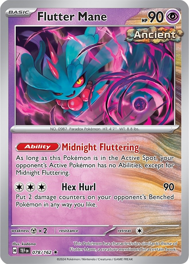 Flutter Mane (078/162) (Theme Deck Exclusive) [Scarlet & Violet: Temporal Forces] Pokémon
