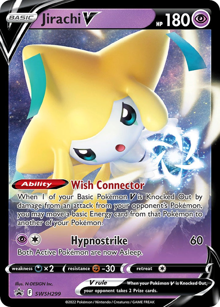 Jirachi V (SWSH299) [Sword & Shield: Black Star Promos] Pokémon