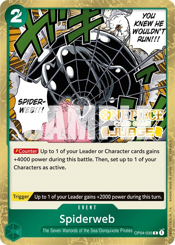 Spiderweb (Judge Pack Vol. 3) [One Piece Promotion Cards] Bandai