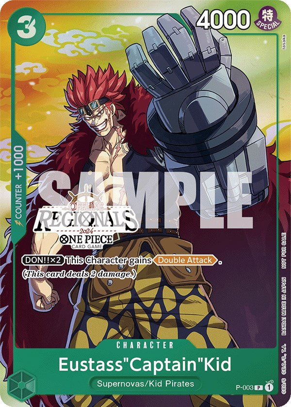 Eustass"Captain"Kid (Offline Regional 2024 Vol. 2) [Participant] [One Piece Promotion Cards] Bandai