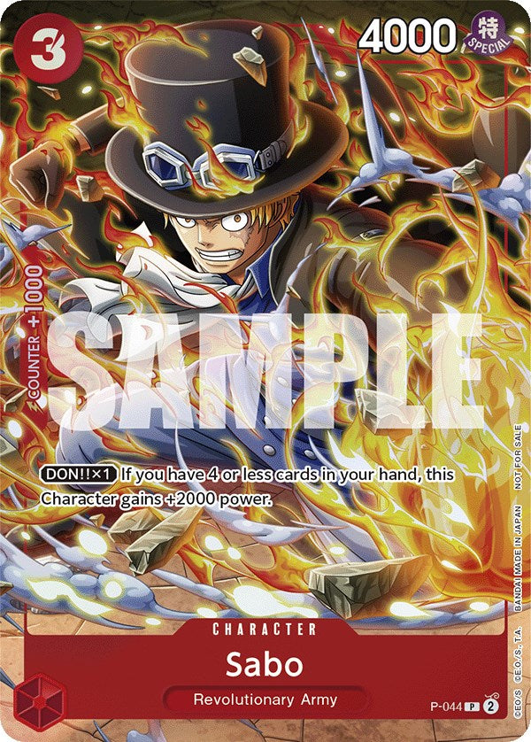 Sabo (Event Pack Vol. 4) [One Piece Promotion Cards] Bandai