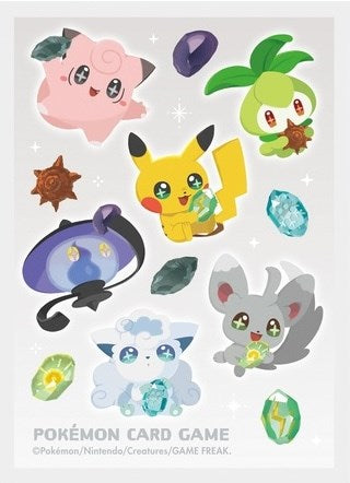 Card Sleeves - Evolution Stone Cuties (64-Pack) (Pokemon Center Japan Exclusive) Pokémon