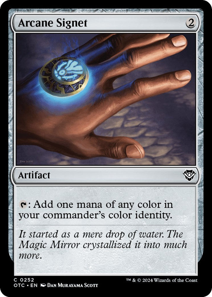Arcane Signet [Outlaws of Thunder Junction Commander] Magic: The Gathering