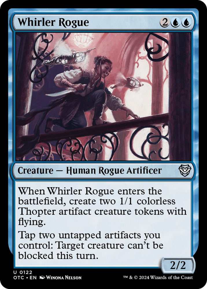 Whirler Rogue [Outlaws of Thunder Junction Commander] Magic: The Gathering