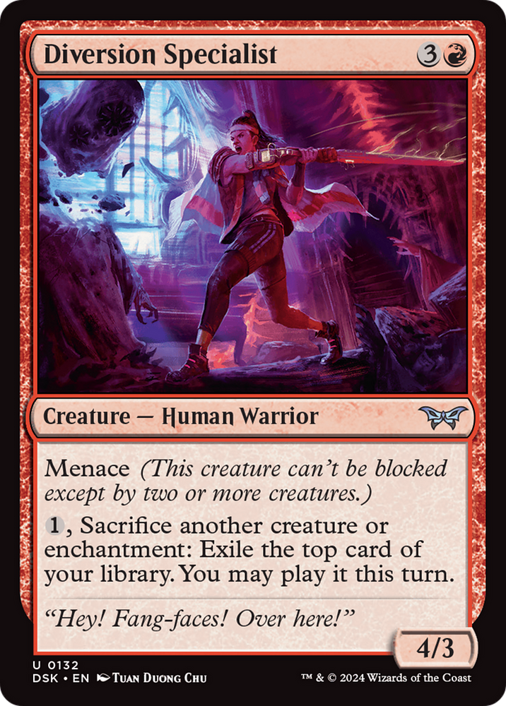 Diversion Specialist [Duskmourn: House of Horror] Magic: The Gathering
