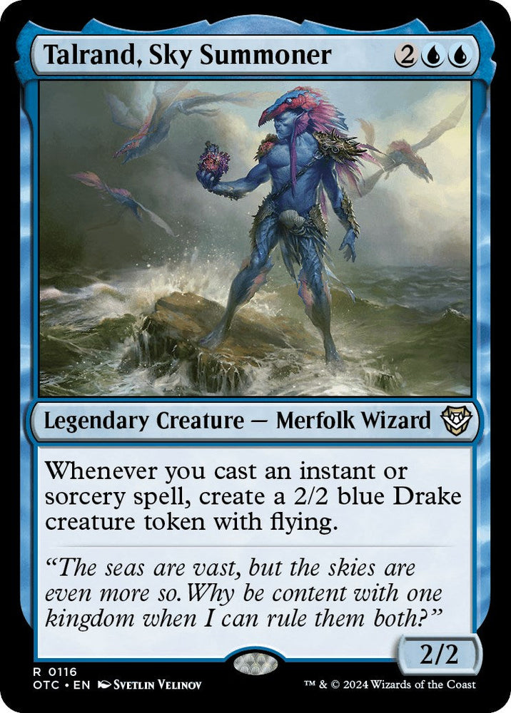 Talrand, Sky Summoner [Outlaws of Thunder Junction Commander] Magic: The Gathering