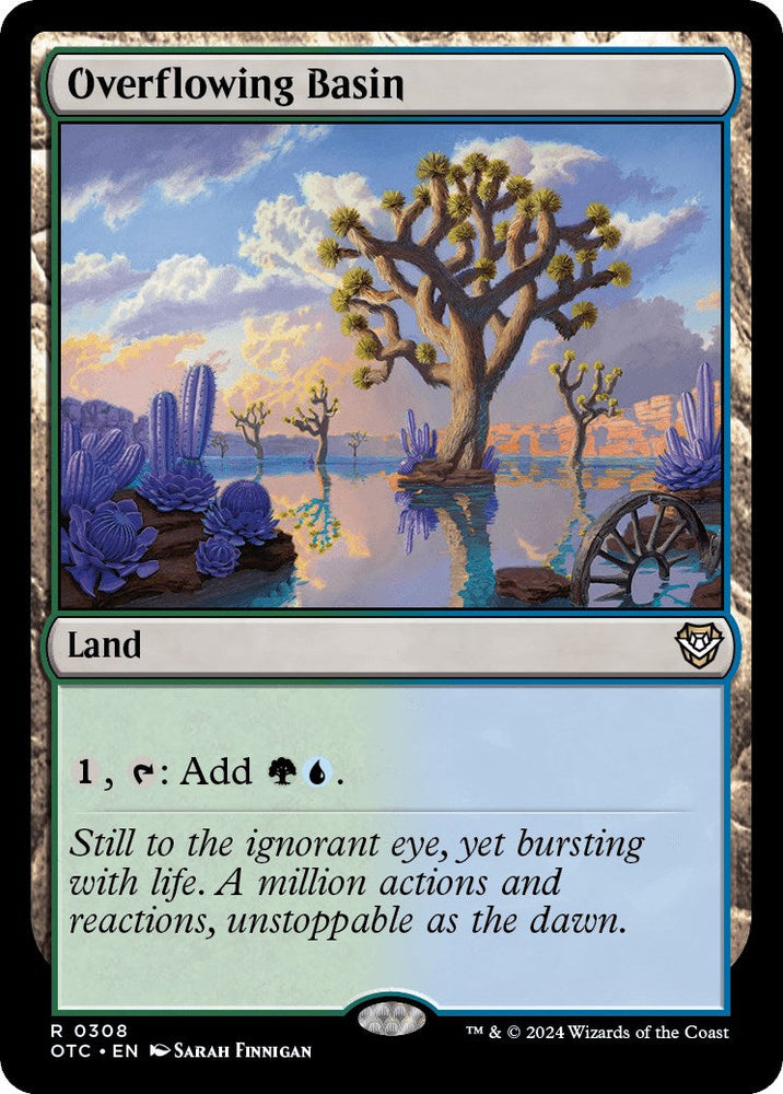 Overflowing Basin [Outlaws of Thunder Junction Commander] Magic: The Gathering