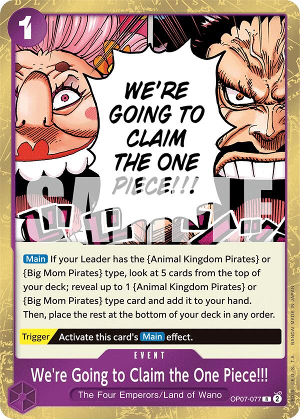 We're Going to Claim the One Piece!!! [500 Years in the Future] Bandai