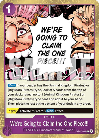 We're Going to Claim the One Piece!!! [500 Years in the Future] Bandai