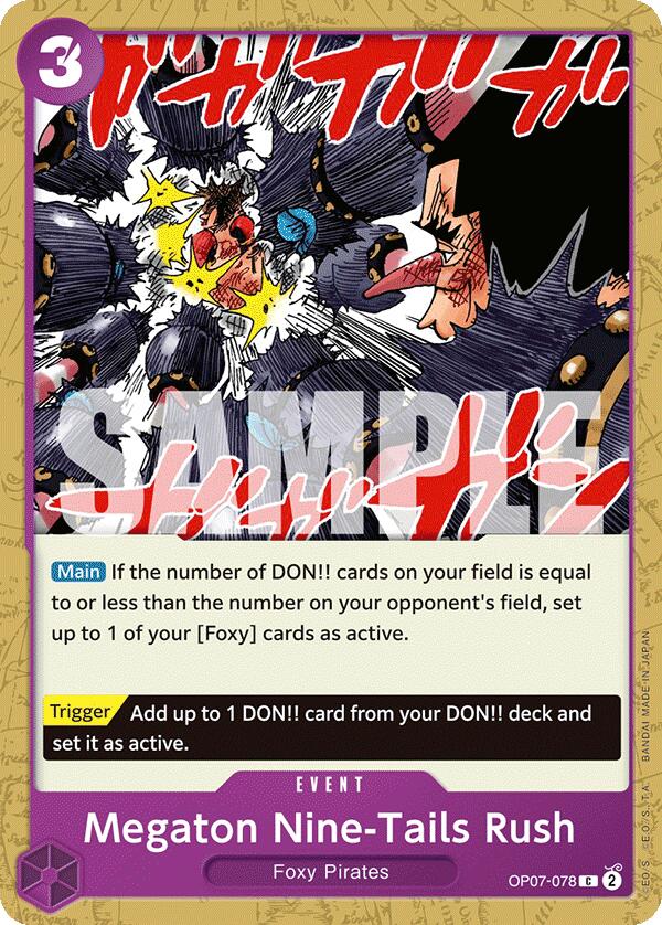 Megaton Nine-Tails Rush [500 Years in the Future] Bandai