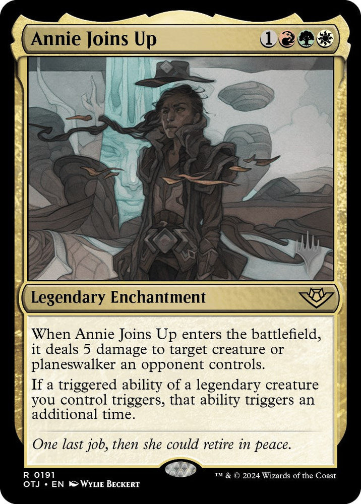 Annie Joins Up (Promo Pack) [Outlaws of Thunder Junction Promos] Magic: The Gathering