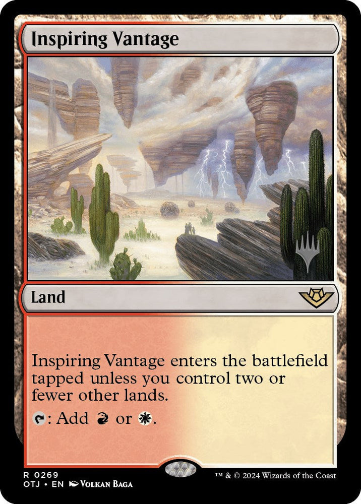 Inspiring Vantage (Promo Pack) [Outlaws of Thunder Junction Promos] Magic: The Gathering