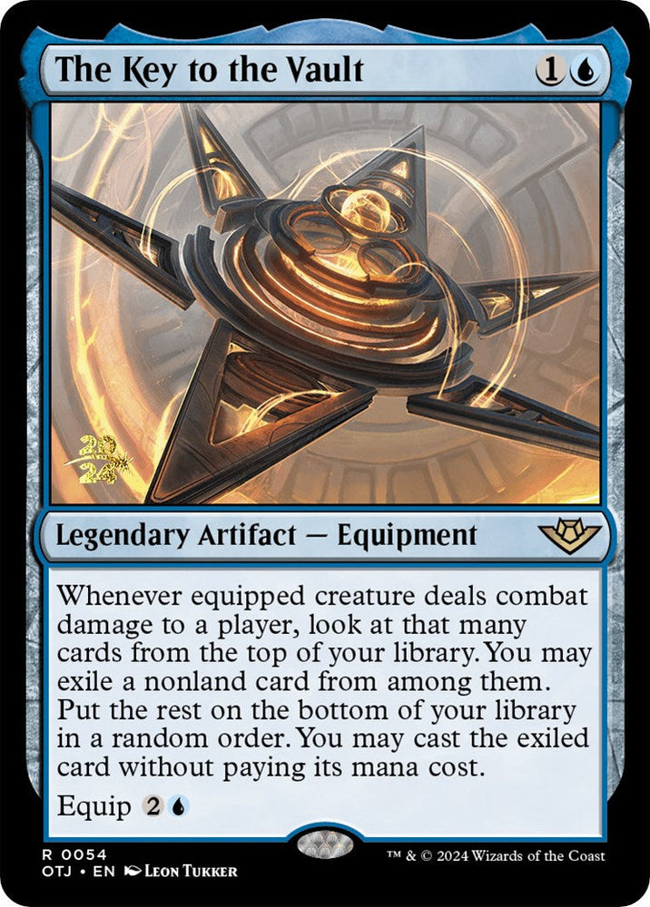 The Key to the Vault [Outlaws of Thunder Junction Prerelease Promos] Magic: The Gathering