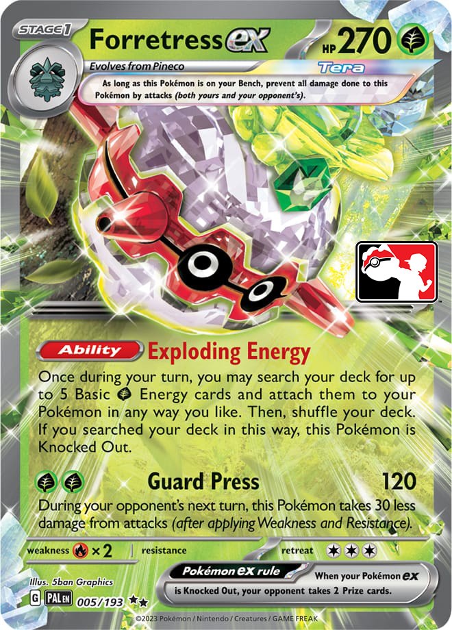 Forretress ex (005/193) [Prize Pack Series Four] Pokémon