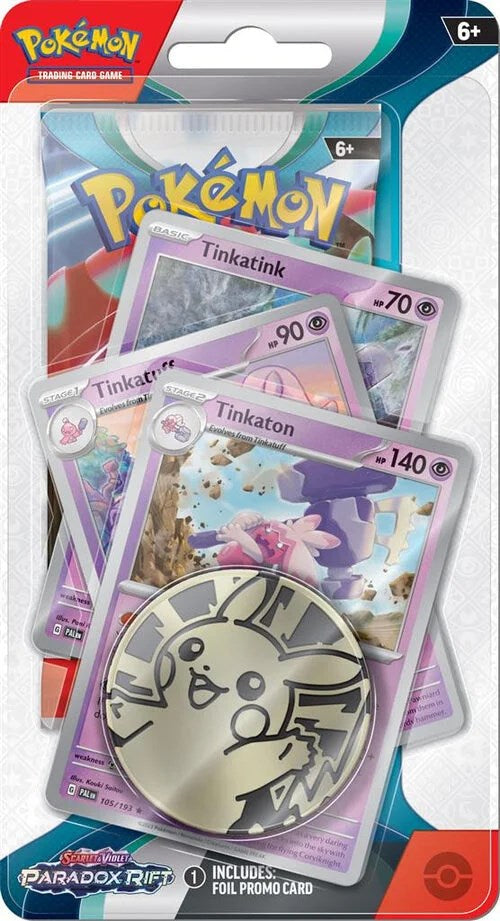 Scarlet & Violet: Paradox Rift - Premium Checklane Blister (Tinkaton) Pokémon